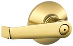 Schlage F40-ELA Brass Elan Privacy Door Lever Set. Fixed Price $52.50.