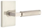 Emtek 5052.LS.KN.RH Knurled L-square Right Handed Non-turning Nickel. Fixed Price $221.60.