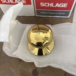 Schlage F170 Ply 605 Round Polished Brass Dummy Trim Door Knob Nib Available. Fixed Price $9.95.