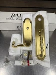 Baldwin 6544-060-LFD Hamilton Left Full Dummy Lever Set Satin Brass & Brown. Fixed Price $139.99.