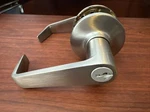 Kwikset 438CNLSMT Nickel Carson Grade Keyed Entry Door Lever With Smartkey. Fixed Price $54.99.