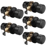 Knobelite 5 Pack Black Passage Door Knobs Interior Keyless Round Hardware. Fixed Price $94.79.