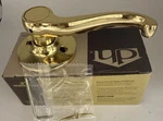 775338 Scroll Dummy Door Lever Polished Brass Single Pack Heavy Built Nib. Fixed Price $9.25.