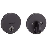 Kwikset Uptown Iron Black Round Contemporary Single Cylinder Deadbolt. Fixed Price $14.95.