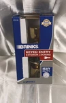 Brinks Exterior Keyed Entry Door Knob Lockset 2701-105. Fixed Price $14.59.