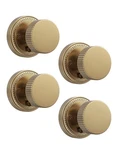 Asidrama Champagne Bronze Privacy Door Knob Round 4 Pack Adjustable Backset. Fixed Price $80.00.