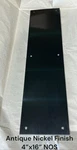 Baldwin 2124-151 Square Edge Push Plate W/screws X 16 Antique Nickel Nos. Fixed Price $39.99.
