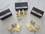 Lot Of 3 Starpy Gold Door Knobs,interior Handles For Bath & Bed, (no Latch). Fixed Price $24.99.