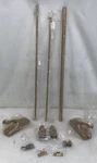 Monarch Hardware Xxv Fire Exit Panic Push Bar Vertical Rod Brass Lhr Rhr Vtg. Fixed Price $195.00.