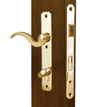 Case Of 10 Nib Atrium Patio Mortise Door Locks Brass Narrow Stile Taco ML800-US3. Fixed Price $599.99.