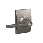 Schlage Residential Lock F51A-LAT-619-CEN Deco Latitude Keyed. Fixed Price $103.19.