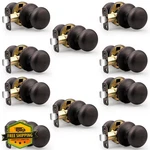 Probrico Oil Bronze Interior Door Knobs 10 Pack Closet Hallway Round. Fixed Price $187.99.