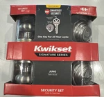 Kwikset Juno Satin Nickel Keyed Entry Door Knob Double Cylinder Deadbolt &. Fixed Price $24.99.