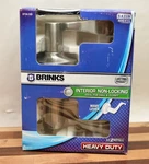 Brinks 2716-119 Wave Style Lever Knob For Hall & Closet Doors, Satin Nickel. Fixed Price $13.95.