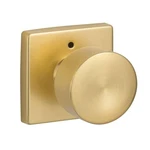 Sure-loc BG102-SQ Bergen Privacy Door Knob Set With Square Rose Satin Brass. Fixed Price $33.99.