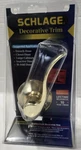 New Schlage Accent Bright Brass Handed Dummy Door Handle F170 V 605. Fixed Price $9.99.
