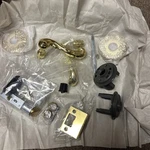 Made In Italy !! Omnia Passage Lever Set 251/00 PA1 US3 Polished Brass. Fixed Price $69.75.