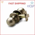 Copper Creek BK2020AB Ball Door Knob, Passage Function, 1 Pack, In Antique Brass. Fixed Price $19.66.