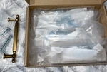 Haliwu 10 Pack/gold Cabinet Pulls, New Box 3/4. Fixed Price $12.95.