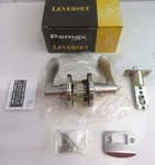 Pamex FLYEP01R Naples Right Hand Lever With Round Rose Privacy Lockset Grade 3. Fixed Price $22.84.