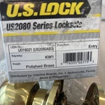 Us Series Lock Sets By 2080AB3 New Inbox Brass. Fixed Price $30.00.