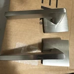 Emtek 5050HLOUS15LH Helios Non-turning Two-sided Dummy Door Lever Satin Nickel. Fixed Price $55.00.