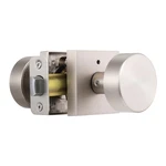Coolnews Brushed Nickel Door Knobs Interior, Satin Privacy Bathroom Do.... Fixed Price $67.74.