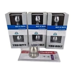 Tru Bolt Bed & Bath Lot 3 Locking Interior Door + 1 Kwikset New. Fixed Price $21.50.