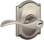 Schlage Accent Keyed Entry Door Handle With Camelot Trim - F51A. Fixed Price $23.99.