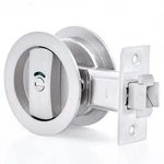 Dontay Pocket Door Privacy Lock Color Coded Indicator Handle Latch Brushed Nicke. Fixed Price $58.82.