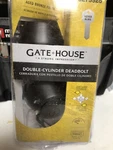 Gatehouse Antique Brass Finish Double Cylinder Deadbolt Keyed Alike. Fixed Price $10.95.