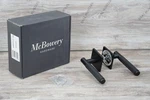 Mcbowery Taylor Matte Black Modern Heavy Duty Knurled Interior Door Handle. Fixed Price $55.99.