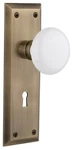 Nostalgic Warehouse Nykwhi Prv 238 Kh White Porcelain Solid Brass. Fixed Price $195.08.