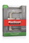 Kwikset Singapore Satin Nickel Rectangular Straight Hall/closet Door Handle. Fixed Price $19.95.