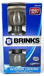 Brinks Interior Locking Satin Nickel Ball Knob Door For Bed & Bath 2112-119. Fixed Price $19.95.