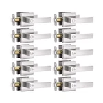 10 Pack Square Door Lever Privacy Handleset, Keyless Lockset K.... Fixed Price $181.25.