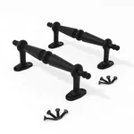 Easelife 9" Barn Door Pull Handle, Rustic Black Aluminum Grab, Inch,. Fixed Price $29.79.