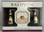 Baldwin Interior Solid Brass 95455-030-PRIV Wave Knob New Premium Bed And Bath. Fixed Price $79.95.