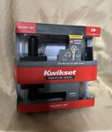 Kwikset Perth Matte Black Entry Door Lever Deadbolt Combo Smartkey. Fixed Price $31.50.