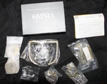 Omnia 560/00.PAI.US3 Privacy 2-3/8" Leverset Ornate In Polished Brass New. Fixed Price $89.99.