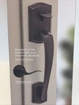Kwikset Prescott Door Handleset Tustin Venetian Bronze 98150-014. Fixed Price $69.95.