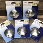 First Watch 1141- Sn 2-1/2-INCH Satin Nickel Rosettes W/hardware *lot Of (5). Fixed Price $24.95.