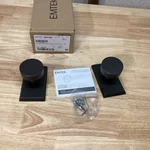 Emtek 7054-BZRN-MB Round Sandcast Bronze Door Knob Dummy With #3 Rosette. Fixed Price $79.99.