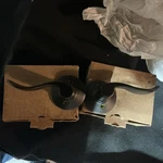Set Of (2) Schlage Accent Right Left Handed Non-turning Door Handles. Fixed Price $23.00.