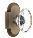 Nostalgic Warehouse Cotocc Psg 238 Nk Vintage Oval Clear Crystal. Fixed Price $214.50.