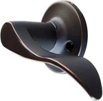 Design House 727974 Stratford Right Hand Dummy Door Lever, Oil Rubbed Bronze. Fixed Price $12.00.