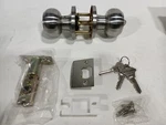 Probrico Entry Door Knob Lock Exterior Satin Nickel Finish DL609SN. Fixed Price $7.98.