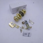 Master Lock BC0103KA4S Biscuit Style Knob Entry Door Polished Brass. Fixed Price $19.99.