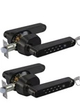 Universal Fingerprint Door Knob With Handle Keypad, Keyless Entry. Fixed Price $55.99.