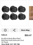 Defiant Hartford Matte Black Bed/bath Door Knob Contractor Pack (6-PIECE). Fixed Price $57.95.